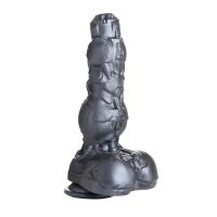 Creature Cocks Cyborg penisrengas liikkuva ja vibraattori metalli dildo, kuva 2