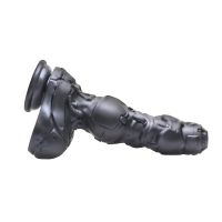 Creature Cocks Cyborg penisrengas liikkuva ja vibraattori metalli dildo, kuva 6