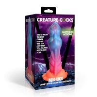 Creature Cocks Aqua-Cock Glow-in-the-Dark Silikoni-dildo, kuva 18