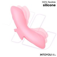 IntoYou Laia vibrador de dedo com aquecimento e app (rosa)