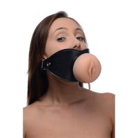 Master Series Pussy Face mordaça para sexo oral, imagem 4