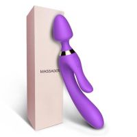 Urban Sky Double-Ended Wand Massager and G-Spot Vibrator, Purple, picture 3