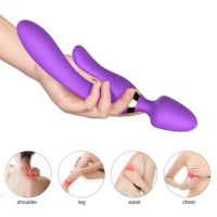 Urban Sky Double-Ended Wand Massager and G-Spot Vibrator, Purple, picture 5