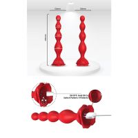 Urban Sky Vibrating Anal Beads with Round Beads (Rose Base), picture 10