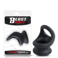 Beast Rings double anneau pénien en silicone liquide 27/30 mm, photo 2