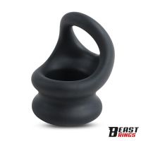 Beast Rings double anneau pénien en silicone liquide 27/30 mm, photo 4
