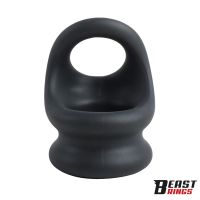 Beast Rings double anneau pénien en silicone liquide 27/30 mm, photo 5