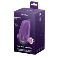 Satisfyer Men Heat Vibration, batteriserie (Mørk bær), billede 3