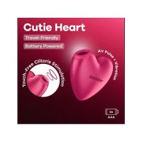 Satisfyer Cutie Heart Klitorissugare, batteriserie, bild 2