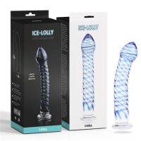 Chisa Glass Dildo Twisted Lover 7.1"