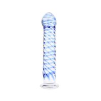 Chisa Glass Dildo Twisted Lover 7.1"