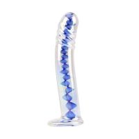 Chisa Anal Swirl gode en verre spiralé 6,7"