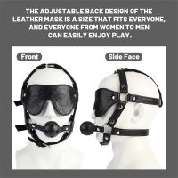 Chisa Head Harness with Ball Gag and Eye Mask, picture 4