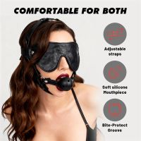 Chisa Head Harness with Ball Gag and Eye Mask, picture 5