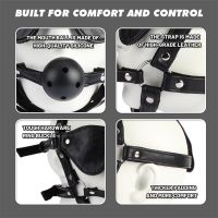 Chisa Head Harness with Ball Gag and Eye Mask, picture 6