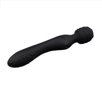 Chisa Dual Ended Massager Wand Vibrator (Black), picture 3