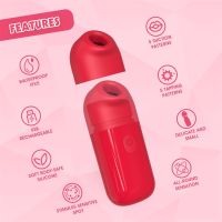 Chisa Marker Pen Vibe Mini Sugador de Clitoris e Vibrador de Batidas Air Pulse, imagem 2