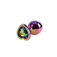 Chisa Rainbow Heart Analplug Størrelse M, billede 2