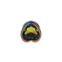 Chisa Rainbow Heart Analplug Størrelse M