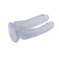 Chisa Double Dildo 6.3 inch - 18cm Clear, picture 3
