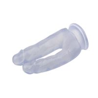 Chisa Double Dildo 6.3 inch - 18cm Clear, picture 4