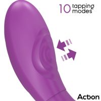 Action Twinx Vibrating and Tapping Couples Vibrator with Remote Control, picture 3