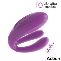 Action Twinx Vibrating and Tapping Couples Vibrator with Remote Control, picture 4