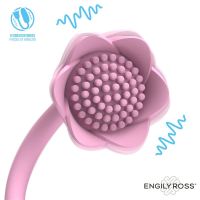 Engily Ross Florae ovetto vibrante con stimolatore a rosa e telecomando, immagine 3