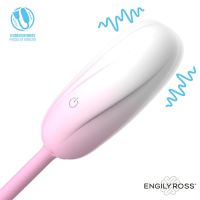 Engily Ross Florae ovetto vibrante con stimolatore a rosa e telecomando, immagine 4