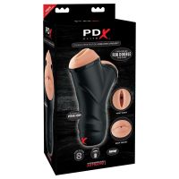 PDX Elite stroker vibratório de dupla penetração, imagem 2