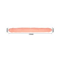 Baile Dubbeldildo Hudfärgad, bild 5