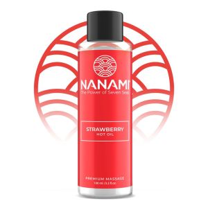 Nanami óleo de massagem quente morango doce com efeito calor