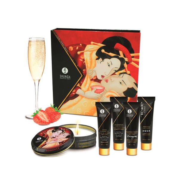 Shunga Geisha Secrets Kit Sparkling (Wine)