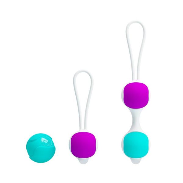 Pretty Love bolas kegel rosa e azul