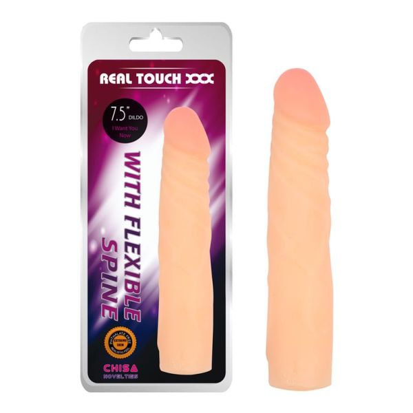 Chisa Dildo T-Skin 7.5" Flesh