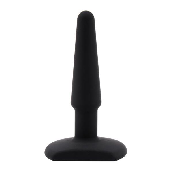 Plug anal Chisa 4" en silicone (noir)