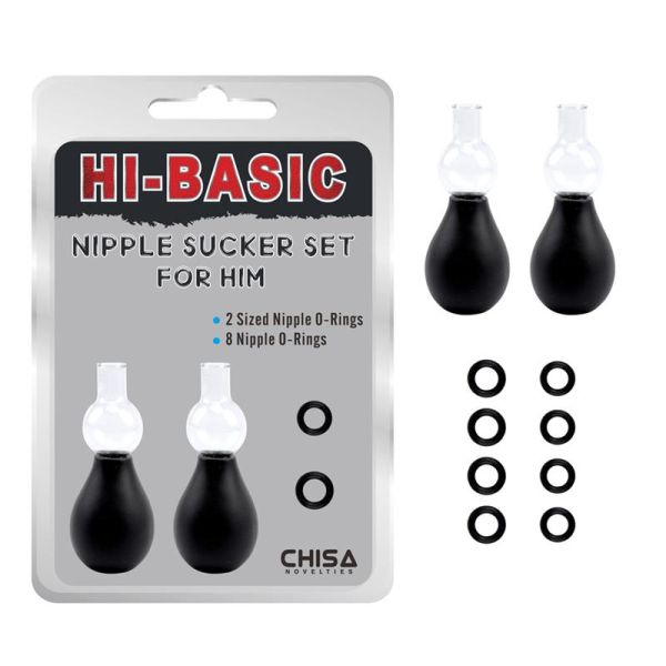 Ensemble de succions pour tétons Chisa pour homme