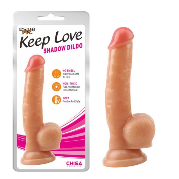Chisa Dildo Shadow 22 x 4.5 cm Flesh
