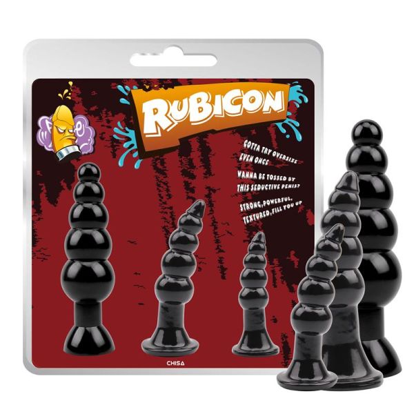 Chisa conjunto de 3 plugs anais Late Night Pleasure
