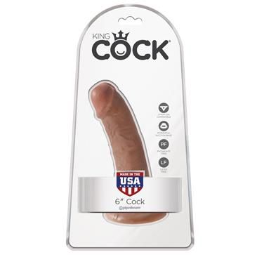 King Cock Realistic Dildo 6" Tan