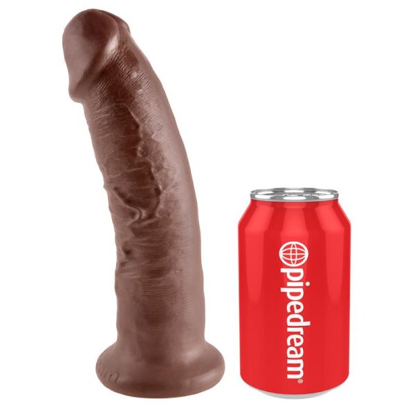 King Cock gode 9" (marron)