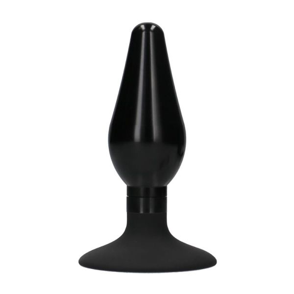 OUCH! Butt Plug Set Pointed Large Suction Cup (Black)