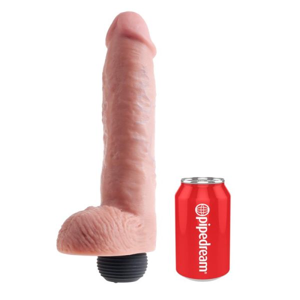 King Cock pénis ejaculador com testículos 11"