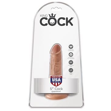 King Cock Realistic Dildo 5" Tan