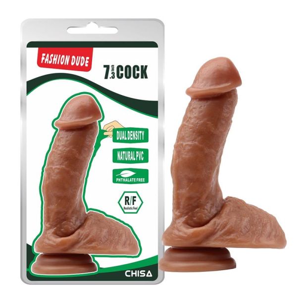 Dildo Chisa à double densité Fashion Dude 18.5 x 4.3 cm