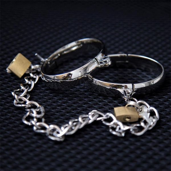 LateToBed Metal Hand Cuff for Men 7 cm