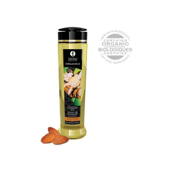 Shunga huile de massage douceur d'amande 240 ml