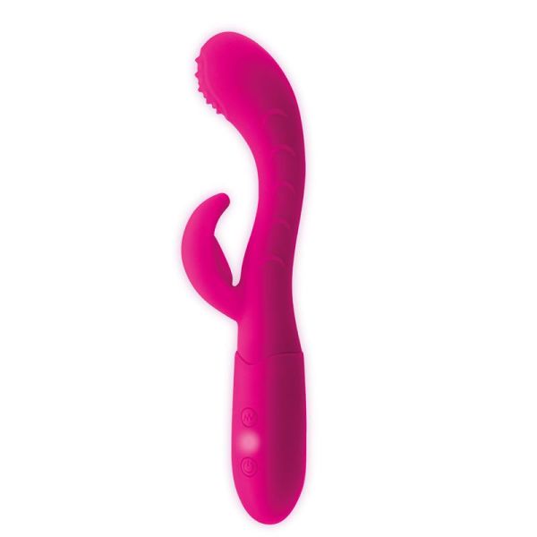 Goodies Cakey G-Spot and Rabbit Vibe (Fuchsia)