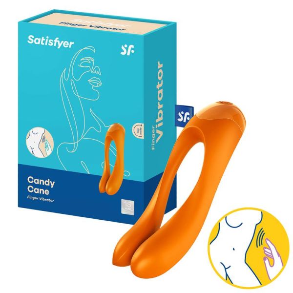 Satisfyer vibromasseur Candy Cane (orange)