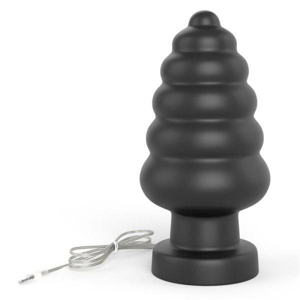 Lovetoy Vibrating Anal Plug King Sized 7" (Black)